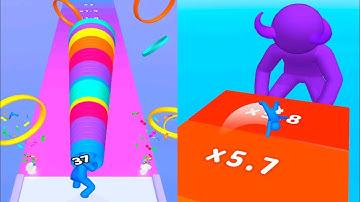 Layer Man 3D- ASMR Gameplay (level Up Big Head Man Run)#01