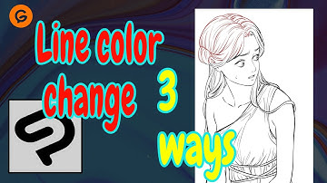 Change line color in Clip Studio Paint three methods