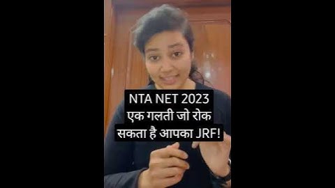 NTA Big Update | Strategy to crack NTA UGCNET Feb 2023  #shorts