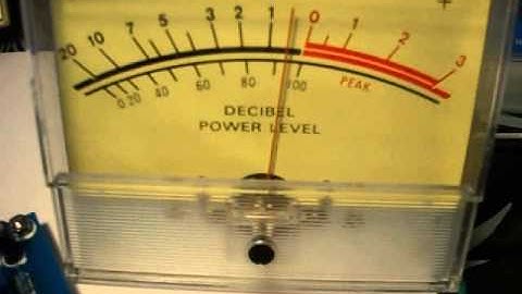 [ yunwt ] Analog VU Meter and Driver Board Demo Video