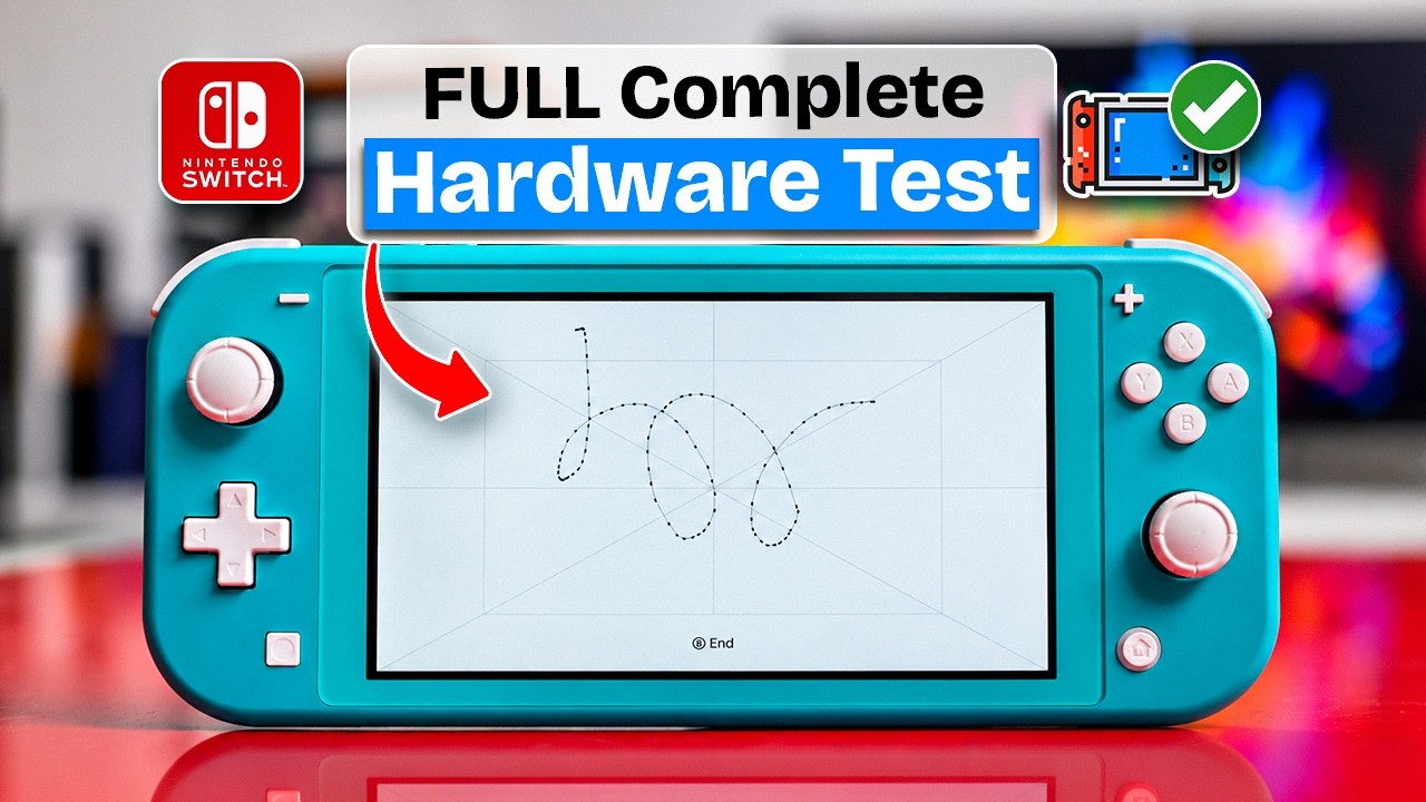 Nintendo Switch Lite Hardware Test | Secret Mode You Didn't Know