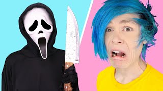 TRYING TRICK OR TREAT  Spooky Halloween Pranks And Tricks by 5 Minute Crafts PRANK WARS!