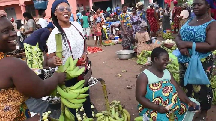 THIS IS THE COST OF FOOD STUFF AT KWAHU ASAAKRAKA MARKET IN THE EASTERN REGION OF GHANA.