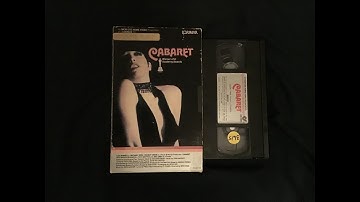 Opening & Closing to Cabaret 1981 VHS