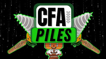 CFA piles