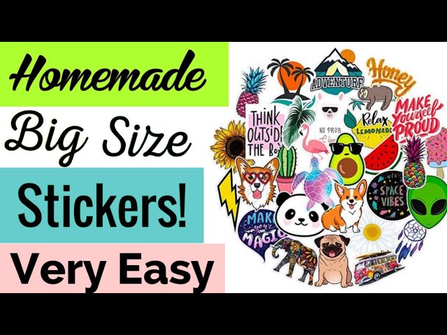 Homemade Stickers, Stickers Personnalisés