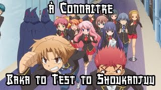 à Connaitre - Baka to test shoukanjuu ni