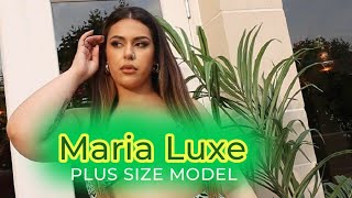 Maria Luxe Wiki Biography | Curvy Models, Plus Size Model