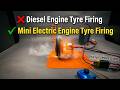 Viral Tyre Firing Machine | Electric Engine Version #tyre #engine #viral #diyprojects