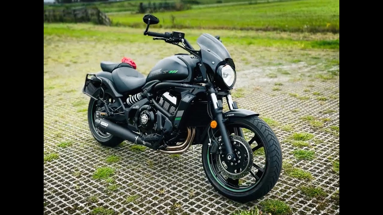Kawasaki Vulcan S with R&G tail tidy and multiple mods. - YouTube