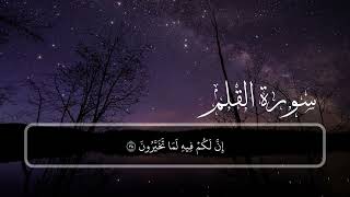 السورة القلم كاملة القارئ شريف مصطفى