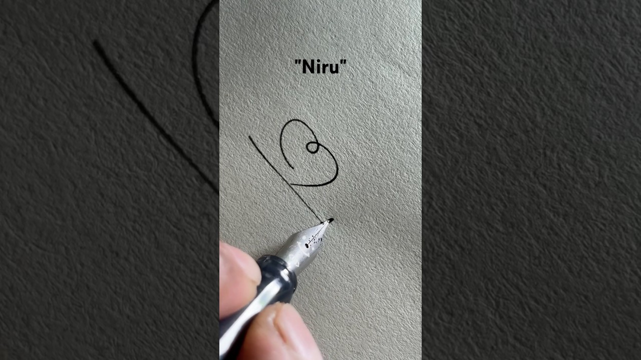 ❤️How to sign "Name Niru"?❤️