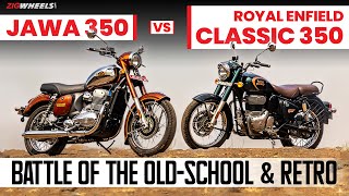 Royal Enfield Classic 350 vs Jawa 350 | The truly retro motorcycles face off in the real world |