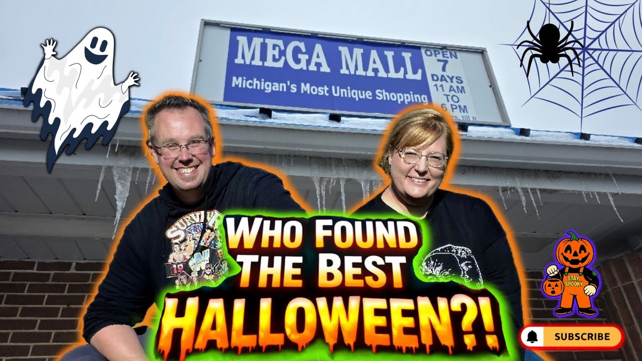 A HALLOWEEN CHALLENGE IN WINTER? | Who Had the Best Halloween Finds With this Antique Adventure? 🎃 