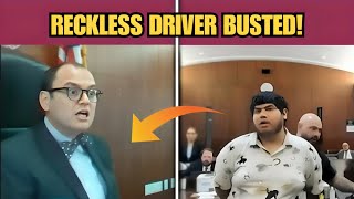 Third Reckless Driving Case Ends Badly — Judge Throws Book at Him!