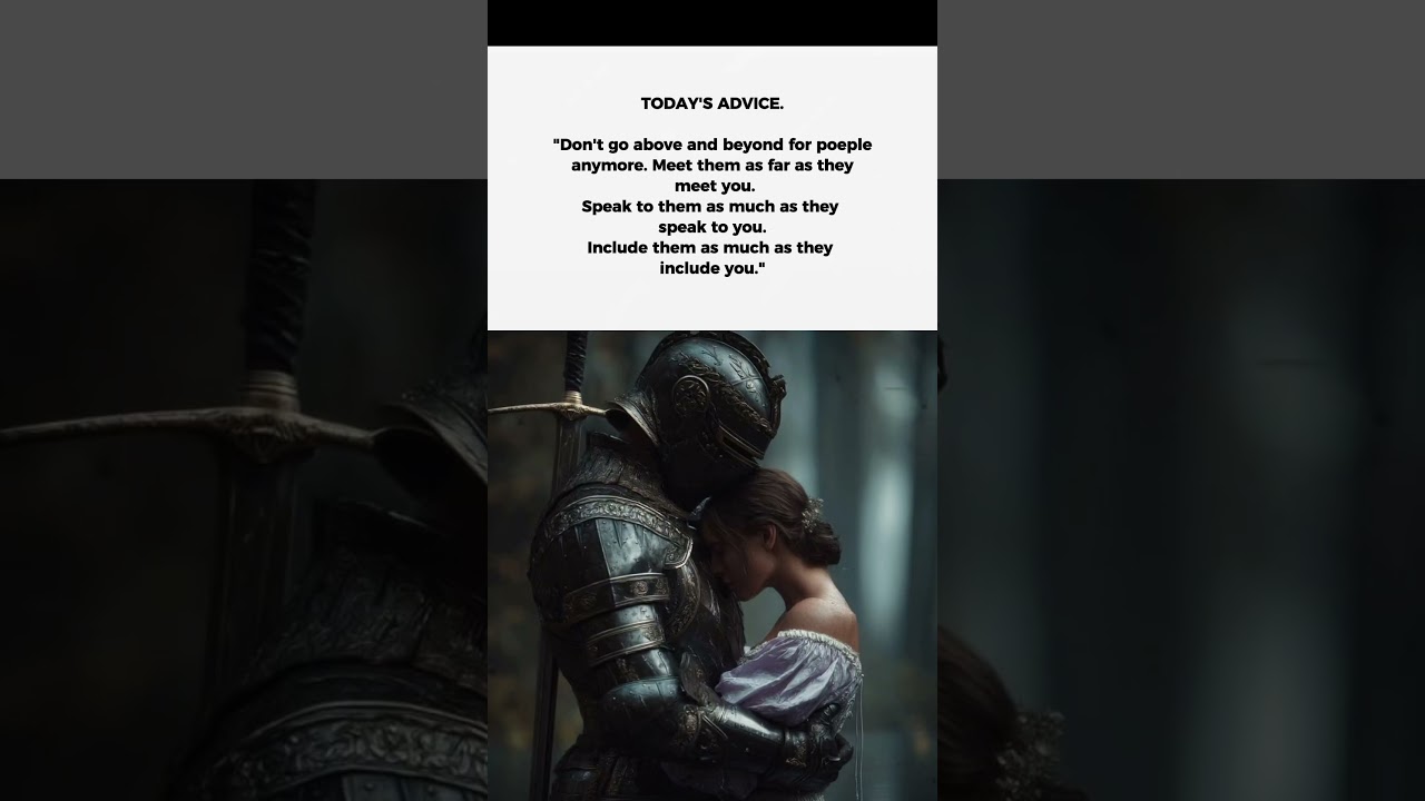 Today's advice will change your life 