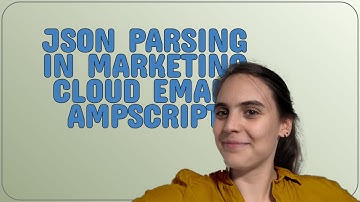 Salesforce: JSON Parsing in marketing cloud email AMPScript326f5f09 27a9 4f2e ba77 aa4417b0e2d8