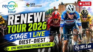 RENEWI TOUR 2026 – STAGE 1 LIVE | Diest–Diest | Epic WorldTour Cycling Action!