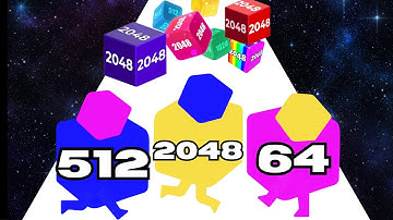 2048 CHAIN CUBE - ASMR Gameplay  | New 16K Cube (Reach 566200 Part 2) #game #gameplay #asmr