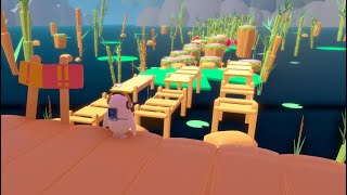 Bamboo Grove Themed Fall Guys Creative Map | Moonlight Run screenshot 5