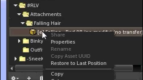 How to set up RLV Folder