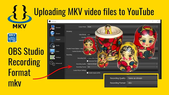 Como fazer upload de arquivos de vídeo MKV para o YouTube