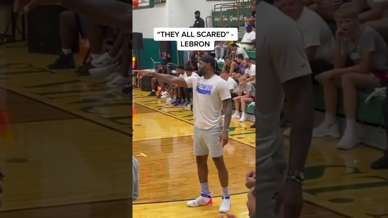 Когда Леброн был в восторге, наблюдая за игрой Брайса Джеймса 😤