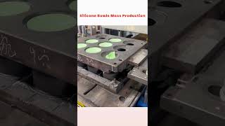 Silicone Bowls Mass Production Process - The Magic of Compression Molding
