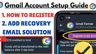 Gmail Farmer Account Management Guide | Registration & Recovery Email Setup Explained