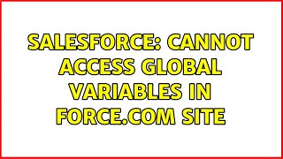 Salesforce: Cannot Access Global Variables in Force.com Site Net Worth