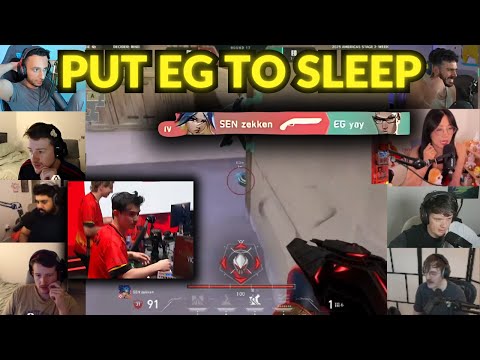 Valorant Streamers React To SEN Zekken's INSANE 4k To Close Out The Game Against EG