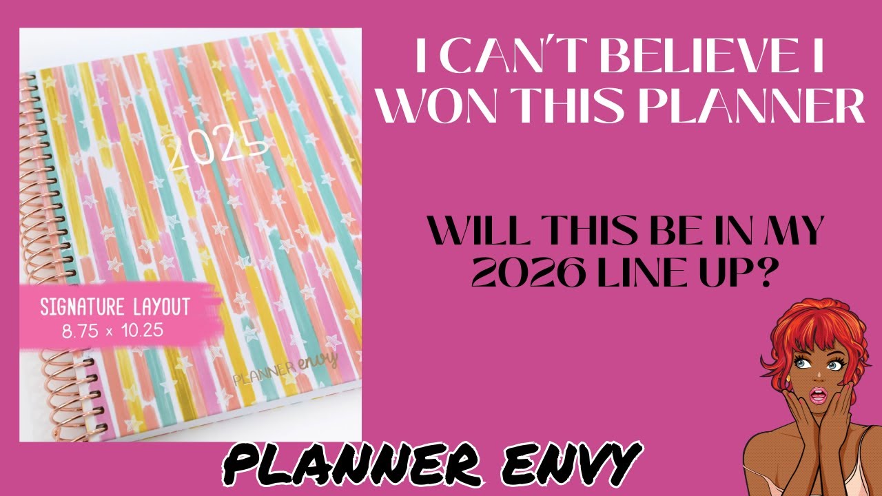 Planner Envy ~ Не могу поверить, что выиграла этот планировщик ~ Линейка планировщиков на 2026 год