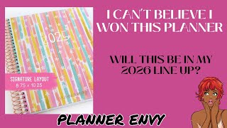 Planner Envy ~ I can't believe I won this planner ~2026 Planner Line Up