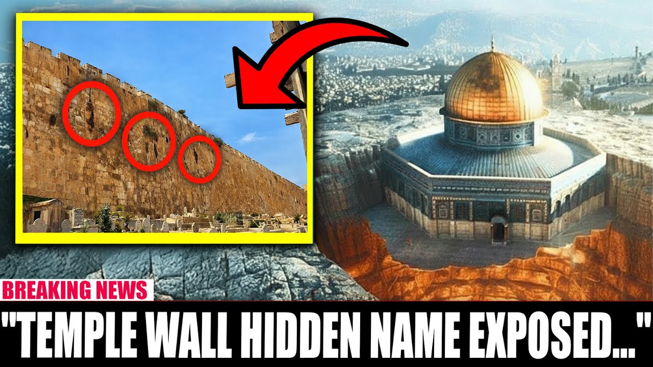 Shocking Discovery: God’s Holy Name Found on the Eastern Wall of the Temple Mount