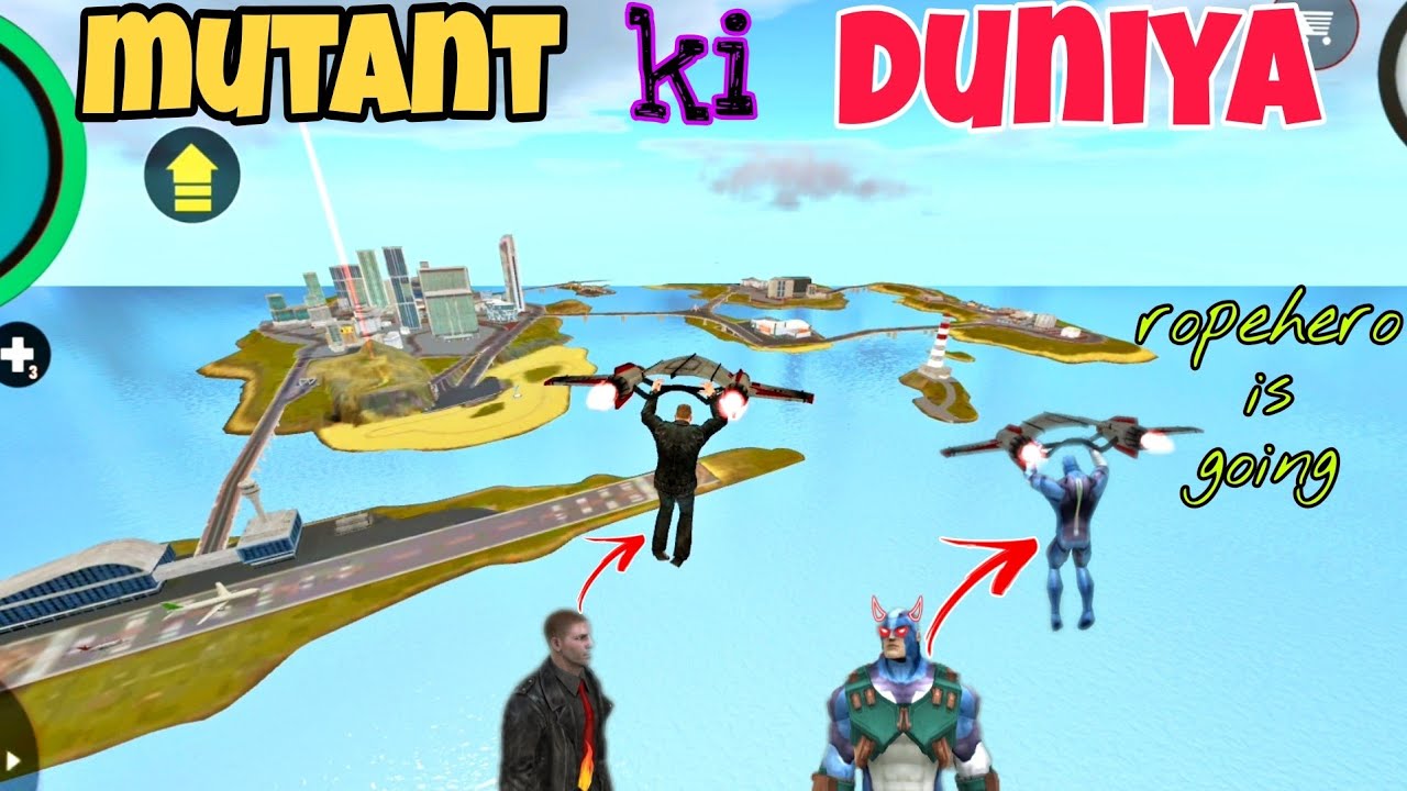 rope hero game | rope hero is going to mutant's world | stone giant game | ropehero in mutant's city