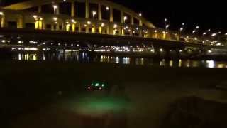 Drone Night Flying near the river Thunder Tiger TTRobotix Ghost