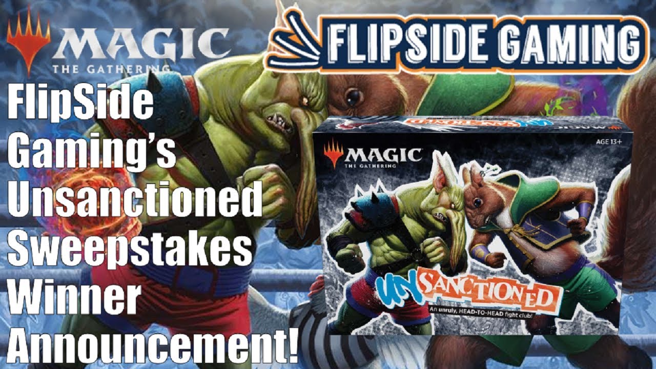 FlipSide Gaming Unsanctioned Sweepstakes Winner Announcement YouTube