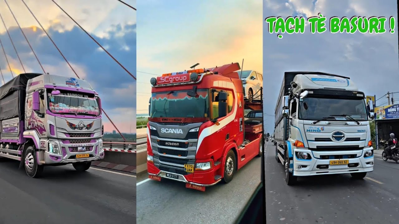 Tạch Tè Basuri, Tổng Hợp Xe Tải Bóp Kèn Ong Basuri V8