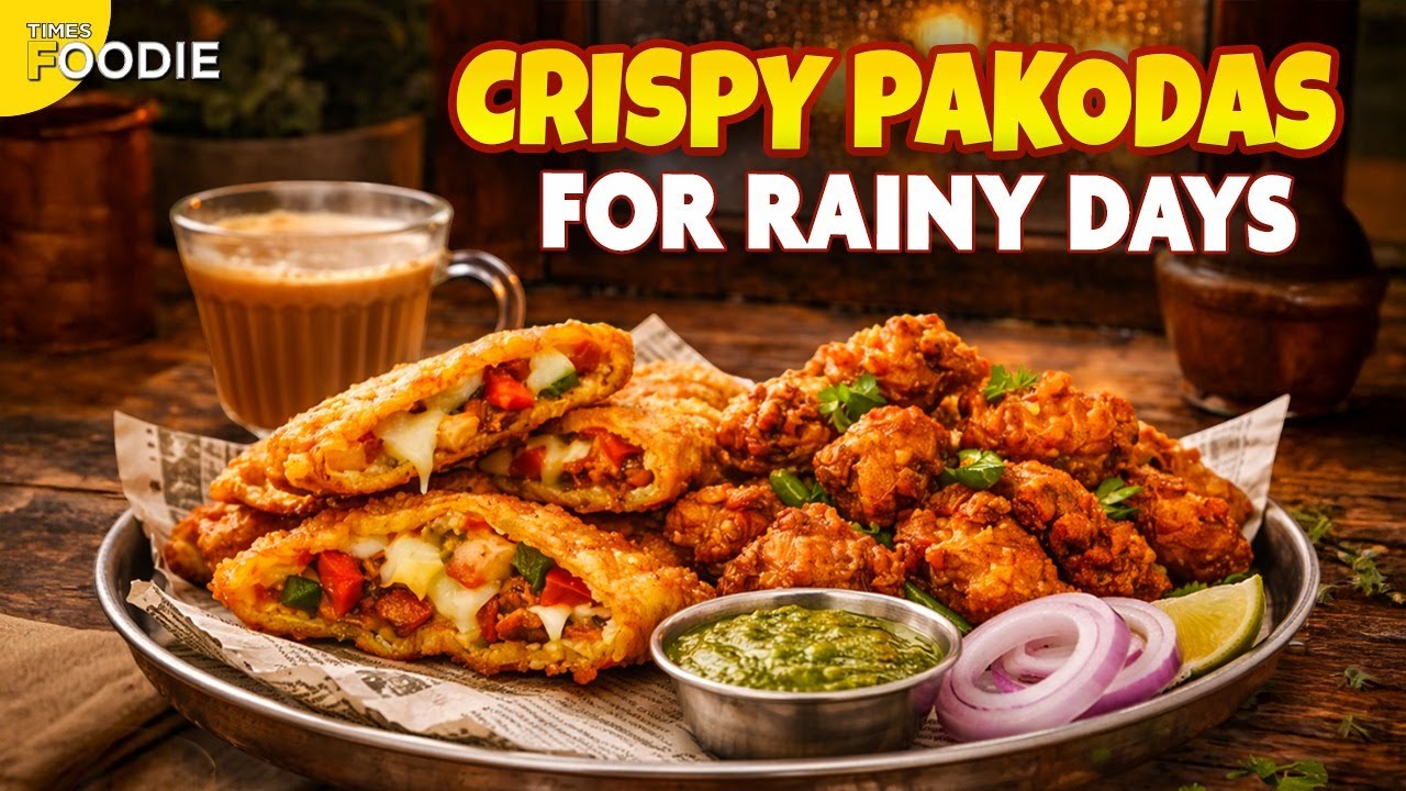 Two Easy Pakoda Recipes for Rainy Days | Pizza Pakoda & Crispy Chicken Pakoda