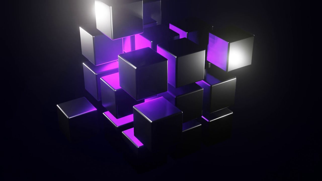 Abstract Cubes Motion Graphic Animation - Free HD Background, Wallpaper