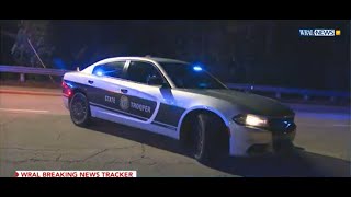 Driver leads State Troopers on chase, crashes and gets away on foot in Wake County