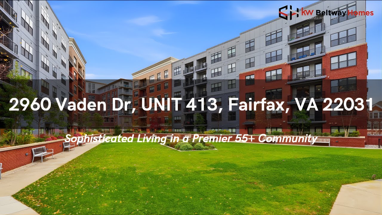 Luxury 55+ Condo Near Metro | Fairfax VA