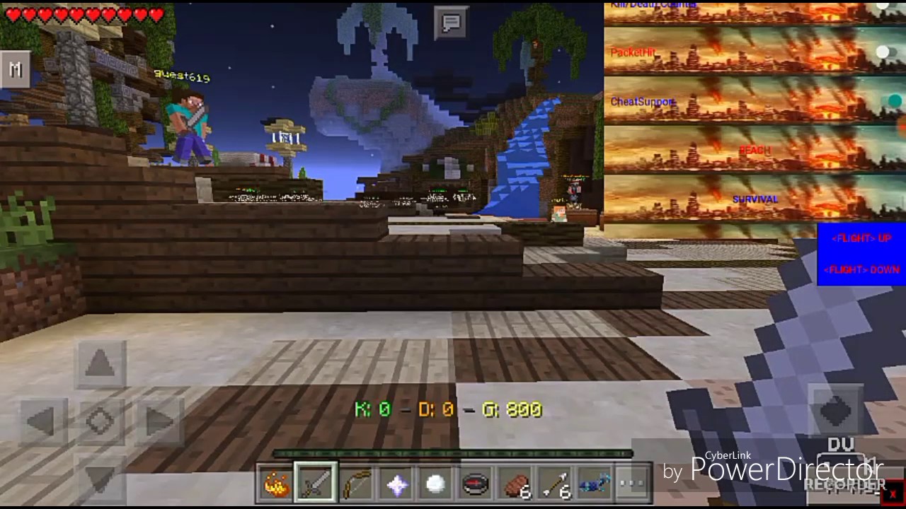 MCPE - HOW TO FLY ON LBSG | Apocalypse V4