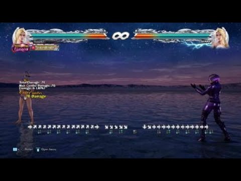 Nina f+2,1,4 3rd Hit Only Counterhit 76 Damage Combo! Season 4.20 Tekken 7