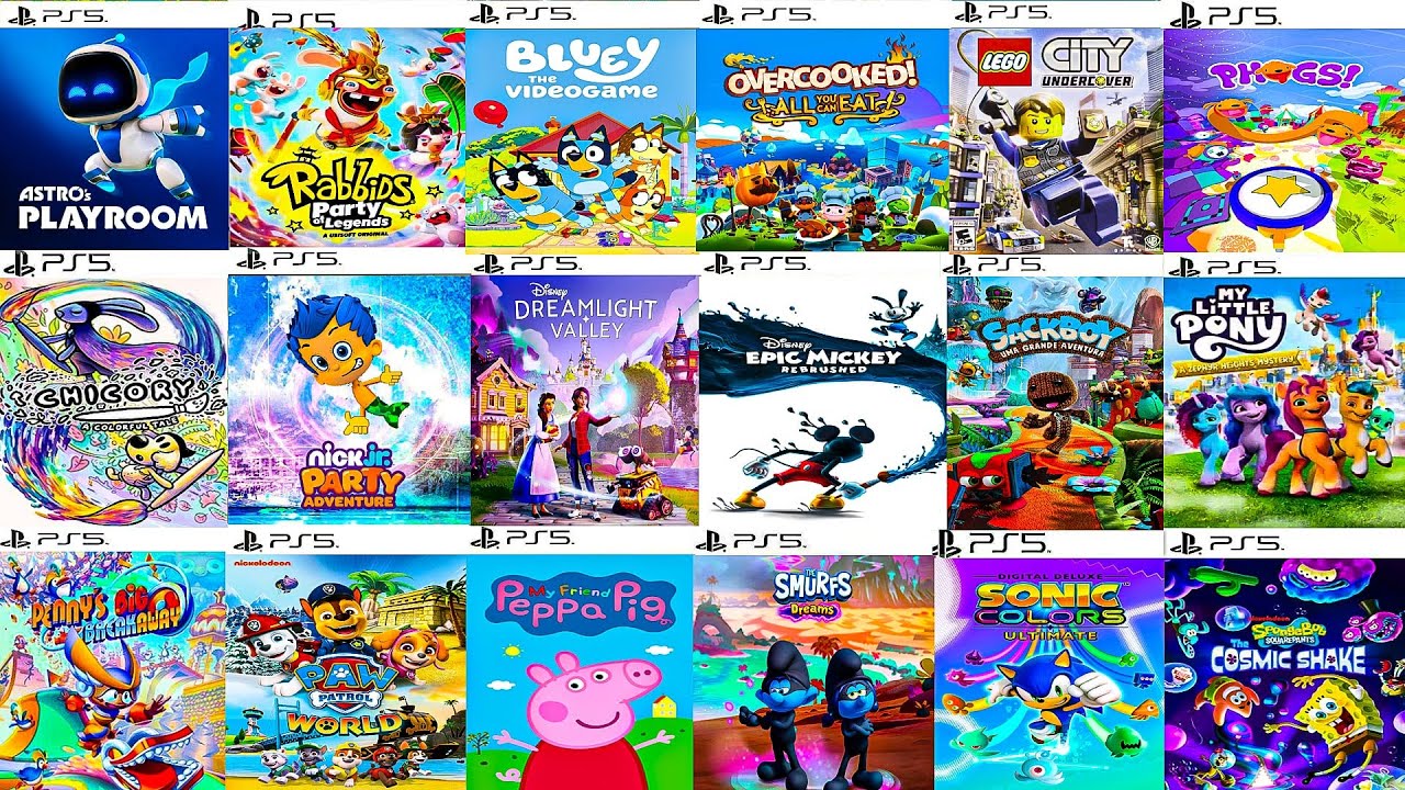 Top 18 Best Ps5 Games For 5 Year Olds | Best PS5 Kids Games (Updated 2026)