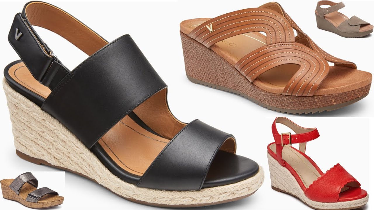 VIONIC BRAND COMFORTABLE WEDGES AND HEELS SANDALS FOR WOMEN COMFY DESIGNS || 