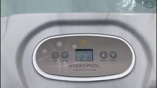 Manual: Hydropool Serenity Hot Tub Control Panel