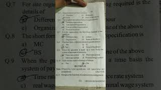 #Construction management and account #civil engineering #6th semester #diploma #paper