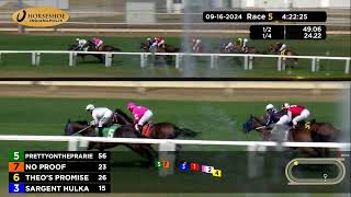 RACE 5 PROGRAM 09162024
