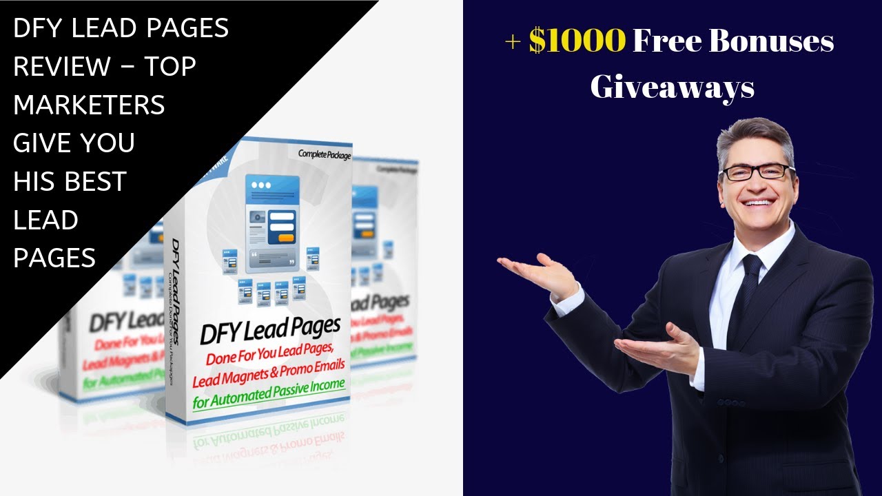 DFY Lead Page Review Plus Exclusive Bonuses